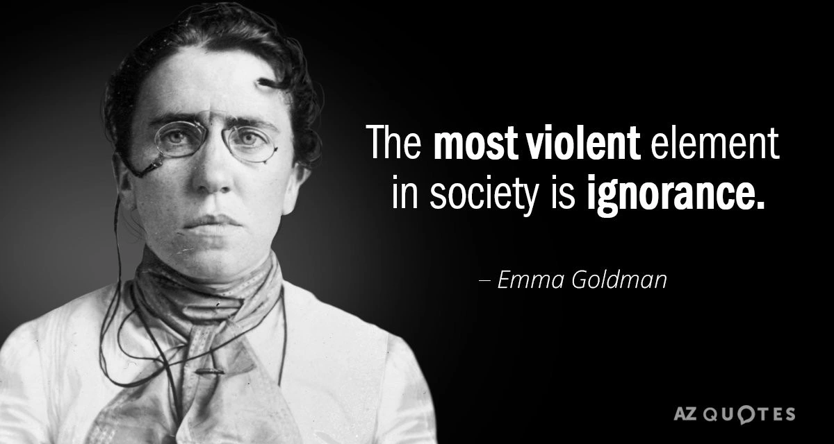 Ignorance Is Violence