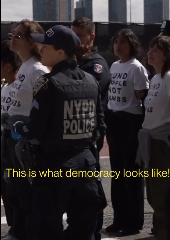 This what democracy looks.like!